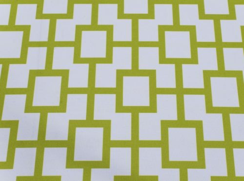 Avocado Piazza Table Linen, Green Geometric Table Cloth