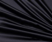Black Lamour Table Linen, Black Satin Table Cloth
