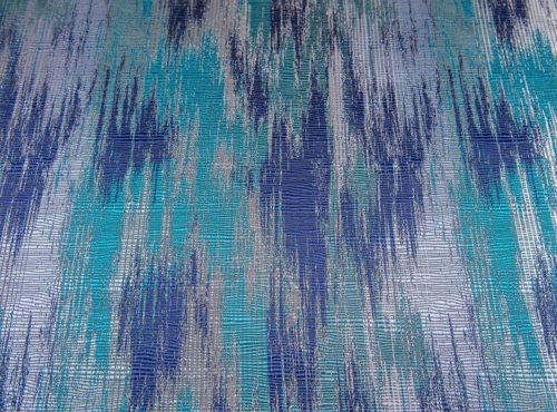 Blue Abstract Table Linen, Blue Pattern Table Cloth, Shades of Blue Table Linen