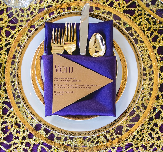 Purple Lamour Table Linen, Purple Satin Table Cloth