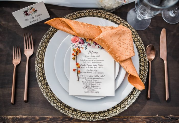 Mandarin Tavira Table Linen, Orange Textured Table Cloth