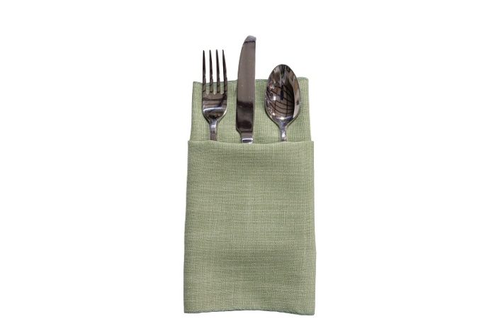 Sage Linnea Napkin, Green Linen Napkin